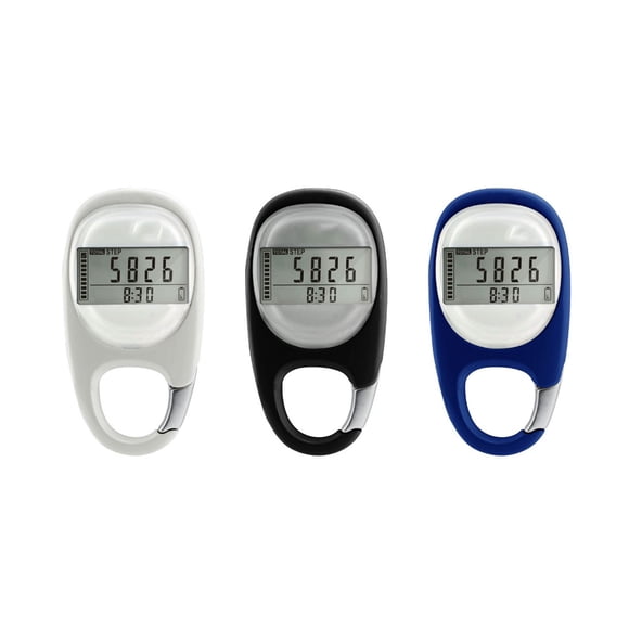 BotaniNest Pedometer For Walking Accurate Step With Carabiner 3D Step Counter For Seniors