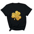 thumbnail image 2 of Meichang Chemises Porte-Bonheur pour Femmes T-Shirts de la Saint-Patrick T-Shirts Graphiques Trèfle T-Shirts de Fête Col Rond Hauts Irlandais Porte-Bonheur T-Shirts Décontractés à Manches Courtes Liquidation de Printemps, 2 of 7