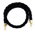 thumbnail image 4 of serony Rope Barriers - Heavy Duty Hotels Crowd Blue Heavy Duty Crowd Control Stanchions 2m Black, 4 of 7