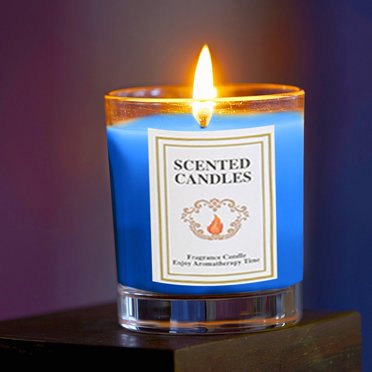 Candle Sicilian Lemon Scented Classic 22oz Large Jar Single Wick Candle Burns Over 110 Hours candles bulk