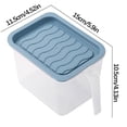 thumbnail image 2 of Vaidha Multigrain Barley Storage Jar Nut Candy Dry Storage Jar Transparent Storage Jar With Handle, 2 of 2
