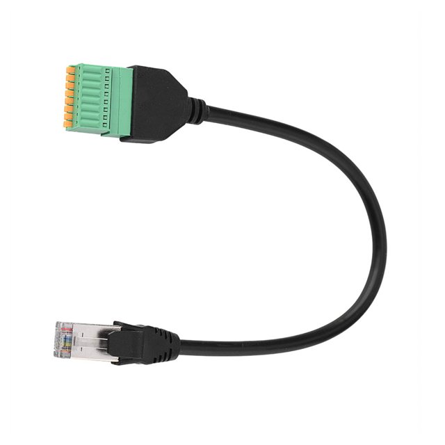 Adaptateur de Borne de Vis, Câble Adaptateur RJ45 avec Interface Fixe pour Filtres de Stabilité de Signal