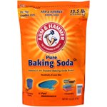 Arm & Hammer Du soda au four pur, 13.5 lb Grand sac – Bicarbonate de sodium polyvalent pour le cuisson, le nettoyage, la blanchisserie & Désodorisant
