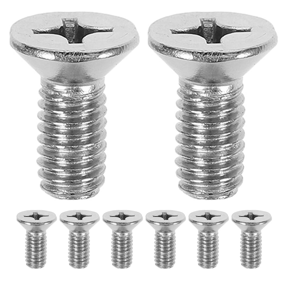 KAKOWELY 8pcs Brake Disc Rotor Screws Kit for Front Rotors and Brake Pads 93600-06014-0H Stainless Steel Retaining Screws Kit Compatible with Honda,0.59X"X0.39"X0.39"