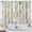 Spring Floral, variant on Teal Flowers Kitchen Curtains - Rustic Wood Cafe Farmhouse Small Short Window Curtains for Bathroom Living RV Room Rod Pocket Window Drapes 36 Inch Length 2 Panels Set 28"x36"