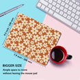 thumbnail image 3 of Square Mouse Pad Pretty Flower , Floral Personalized Premium-Textured Mousepads Design , Washable Lycra Cloth Mousepad , Non-Slip Rubber Base Computer Mouse Pads for Wireless Mouse, 3 of 5