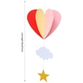 thumbnail image 2 of tredstone Hot air balloon paper string flower flag+55cm 21 inch, 2 of 9