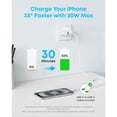 thumbnail image 4 of Anker Charger (20W, 2-port) with USB-C 5FT Cable, 4 of 13