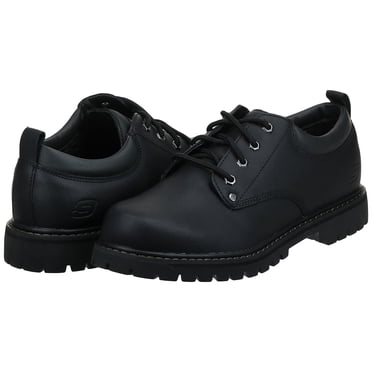 Skechers USA Men's Tom Cats Utility Shoe, Black, 6.5 M US