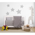 thumbnail image 1 of BabyFad Minky Ultra Gris Ensemble de Literie de Bassinette pour Bébé 9 Pcs avec Mobile Musical – Neutre pour le Genre, Tissu Minky Ultra Doux, Décor Moderne de Chambre de Bébé, 1 of 5