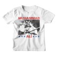 thumbnail image 1 of Muhammad Ali Raising Fist White Youth T-Shirt Xl (18-20), 1 of 2