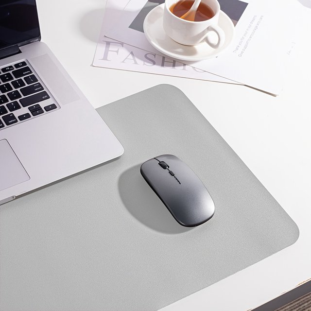 EIMELI Extra-Large Waterproof Mouse Pad - Faux Leather Rectangular Desk for Office and Home Use