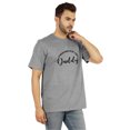 thumbnail image 2 of Inkmeso Men's Graphic Printed Promoted To Daddy€ Tshirt Crew Neck Tee For First Time Daddy, 2 of 7