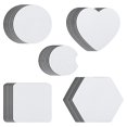 thumbnail image 1 of GUOOL 40 Pieces Sublimation Coaster Blanks Heat Transfer Blank Cup Mat Soft for Drinks, 1 of 9