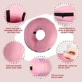 thumbnail image 4 of YSTINNG Inflatable Dog Collar-Soft Protective Cone for Dogs After Surgery,Dog Donut Collar Suitable for Dogs and Cats,Dog Cone Collar to Prevent Pets from Touching Stitches,Wounds and Rashes(Pink,L), 4 of 6