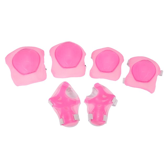 Unique Bargains 6pcs Outdoor Sports Protective Gear Elbow Knee Pad Support Palm Wrist Guard Set