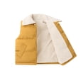 thumbnail image 4 of FAOWME 2025 Winter Children Vest Lamb Coat Yellow 2-3 Years, 4 of 4