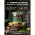 thumbnail image 3 of PureShrooms Organic Mushroom Matcha Green Tea Powder | Ceremonial Grade Japanese Matcha + Lion’s Mane & Ginger | Clean Energy Adaptogen Blend | 37 Servings, 3 of 7