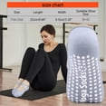 thumbnail image 2 of Pilates Socks for Women with Grip 3 Pc Pc Non Slip Yoga Socks, 2 of 8