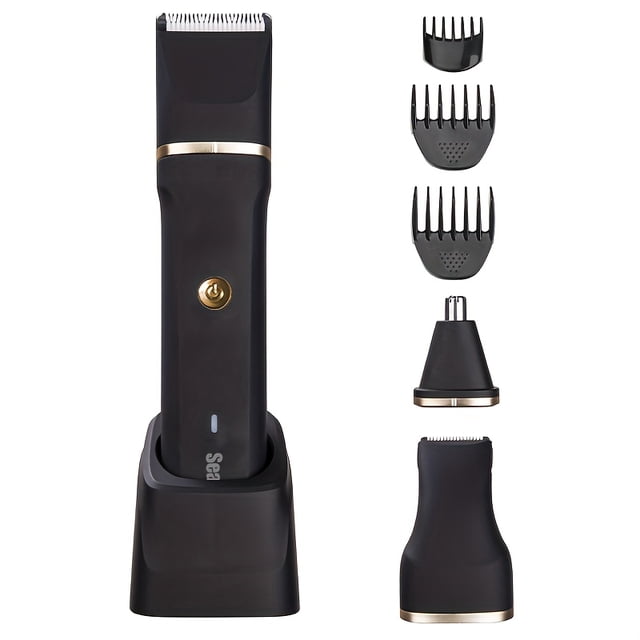 MesaSe Multipurpose Body Hair Trimmer For Men - Groin & Nose Hair Clipper Suitable For Ages 14+