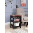 thumbnail image 2 of Convenience Concepts Omega Table d'Appoint, Fini Bois Cerisier et Noir, 2 of 5