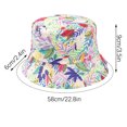 thumbnail image 3 of Matching Family Swimsuits Summer Sun Protection Fashion Flower Outdoor Sun-hat Fisherman Bucket Hat Cap, 3 of 4