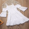 thumbnail image 3 of Flower Girls Princess Dress Kids Baby Party Wedding Pageant Lace Dresses Clothes, 3 of 5