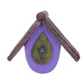 thumbnail image 3 of Hummingbird Resin House, Fixing Groove Resin Bird House  For Yard Purple, 3 of 8