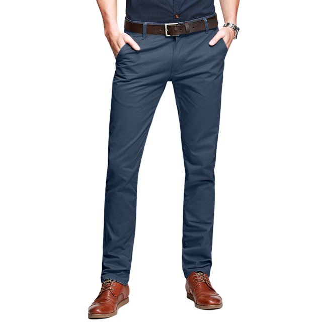 Matchstick Pantalon Décontracté Confortable à Taille Élastique pour Homme