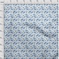 thumbnail image 4 of oneOone Silk Tabby Light Blue2 Fabric Abstract Floral Dress Material Fabric Print Fabric By The Yard 42 Inch Wide, 4 of 4