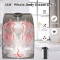 thumbnail image 2 of Costway Portable Steam Sauna w/ 9-gear Adjustable Temperature & Herbal Box Gray, 2 of 9