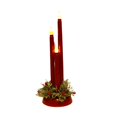 thumbnail image 4 of Lipstore Christmas Flameless Candles Flameless Pillar Candles Photo Props LED Candles Red, 4 of 8