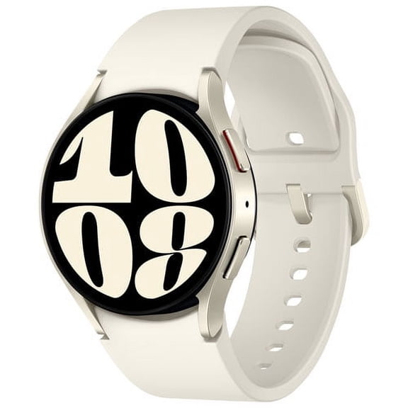 Boîte Ouverte - Samsung Galaxy Watch6 (GPS) Montre Intelligente 40 mm avec Moniteur de Fréquence Cardiaque - Crème