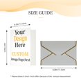 thumbnail image 3 of Personalized Photo Greeting Card with Envelope - Custom Greeting Card with Your Own Picture, Logo, or Text for Christmas, Birthdays, Weddings, and Holidays - Light Grey - 2 Pcs, 3 of 10
