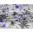 thumbnail image 5 of oneOone Velvet Medium Purple Fabric Sea Life Pattern Sewing Craft Projects Fabric Prints By Yard 58 Inch Wide, 5 of 5
