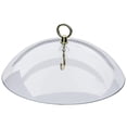 thumbnail image 1 of EDTara Bird Feeder Clear Protective Dome Anti-squirrel Rain-proof Hanging Hummingbird Rain Cover Guard Baffle With Hooks, 1 of 9