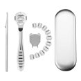 thumbnail image 1 of Dead Skin Remover Non Slip Handle Portable Stainless Steel Exfoliation Foot Rasp 4 Piece, 1 of 8