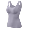 thumbnail image 1 of RXIRUCGD Haut Chaud Chauffant pour Femmes, Mode, Uni, à Encolure Ronde, avec Coussinet de Poitrine ( Gris, Taille : L ), 1 of 3