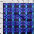 thumbnail image 3 of oneOone Viscose Chiffon Blue Fabric Abstract Craft Projects Decor Fabric Printed By The Yard 42 Inch Wide, 3 of 4