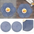 thumbnail image 2 of TIELUTT 2 Pcs Napperons Ronds Tressés 12 Pouces Tapis de Table pour Tables à Manger Lavables Résistants à la Chaleur pour Fête BBQ et Centre de Table Rond Napperons Napperon de Salle à Manger Tapis de Souper Napperon de Table Circulaire Noël, 2 of 5
