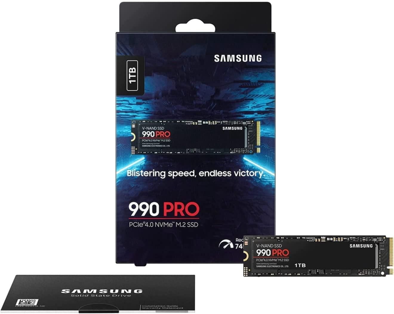 Samsung 990 PRO 1 TB PCIe 4.0 NVMe Internal Solid State Drive