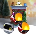 thumbnail image 3 of RKSTN Decorative Light Christmas Resin Luminous Ornaments (Fireplace Type) Kitchen Gadgets, 3 of 7