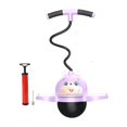 thumbnail image 4 of bedienty Pogo Ball Pogo Stick Jump Sensory Training For Kids Balance Board Activity With Pump And 1 Pin Made Reliable PP PVC Rabbit Pink 38x90cm, 4 of 6