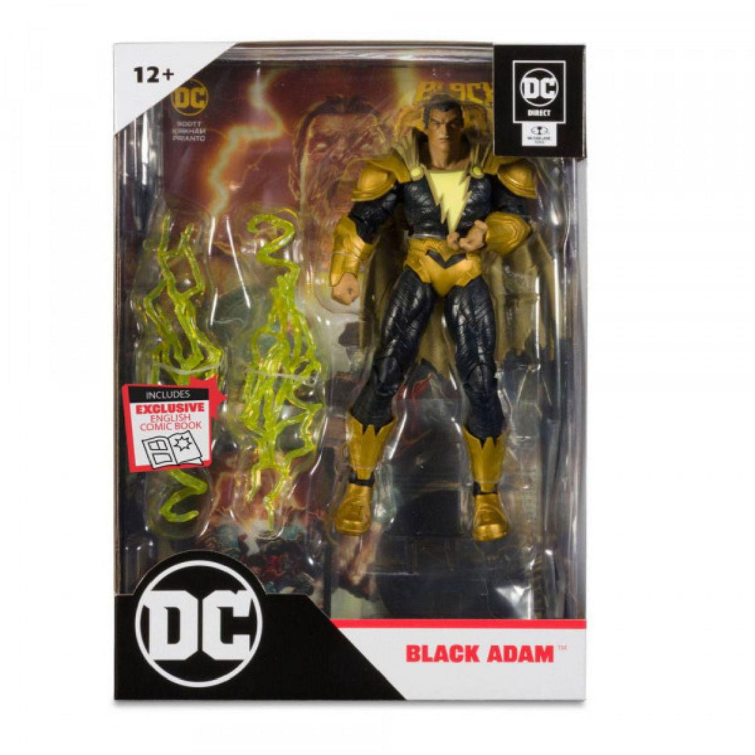 Dc Direct 7In Figure With Comic - Black Adam