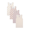 thumbnail image 3 of Buyless Fashion Camisoles Sans Étiquette pour Filles, Encolure Dégagée, Débardeurs en Coton avec Garniture et Bretelles (Lot de 4), 3 of 5