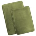 thumbnail image 3 of Set of 2 Clara Clark Bath Mat Bathroom Rug - Absorbent Memory Foam Bath Rugs - Non-Slip, Thick, Cozy Microfiber Bathrug, Plush Shower, Toilet Bathmats - Sage - Large Size 20"x32" Small Size 17”x24”, 3 of 6