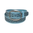 thumbnail image 1 of CTM® Ceinture Western en Cuir Gaufré avec Boucle Amovible, 1 of 2