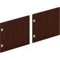 thumbnail image 1 of 72 in. Mod Laminate Doors, Mahogany - Set of 2, 1 of 1