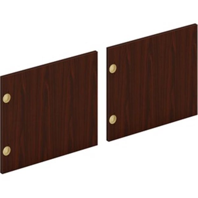 72 in. Mod Laminate Doors, Mahogany - Set of 2
