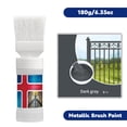 thumbnail image 2 of Btomtd Water-Based Rust-Proof Metal Paint With Built-in Brush For Easy Application 180, Gray, 2 of 5